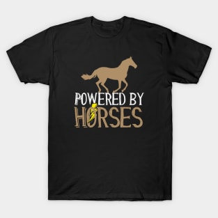 Powered by Horses Horse Rider T-Shirt